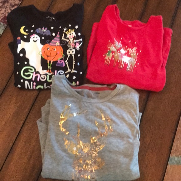 Old Navy Other - Girls holiday shirts